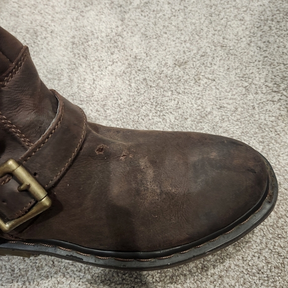 Dr Martens Brief On Boots Robin Dark Brown 14794201 Classic Doc Tall 9 - Picture 8 of 11